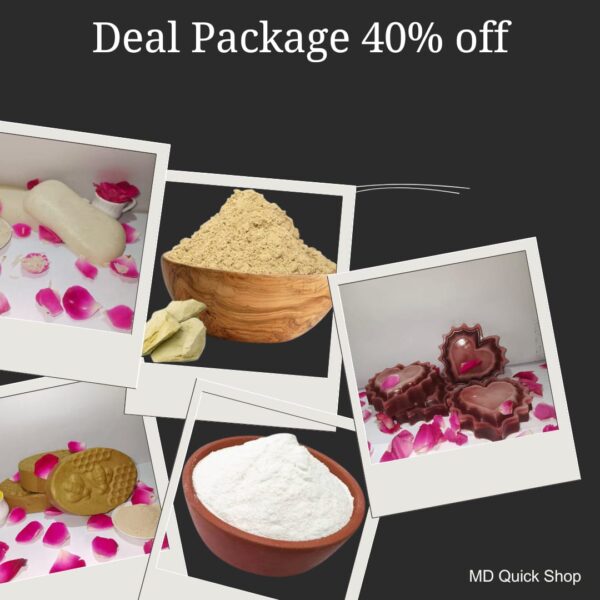 Whiting, Korean and Rose soap with whiting and Korean powder